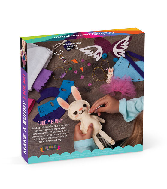 Craft Tastic 73ct Make A Bunny Friend Kit, , hi-res, image 4