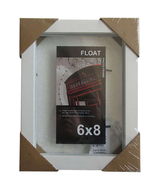 Innovative Creations 6" x 8" White Wood Float Photo Frame, , hi-res, image 3