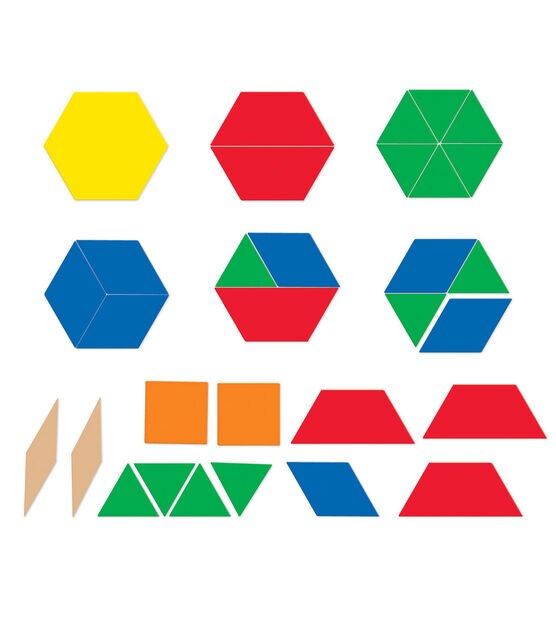 Learning Resources 47ct Giant Magnetic Pattern Blocks, , hi-res, image 3