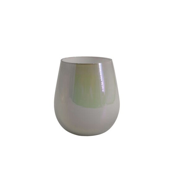 Bloom Room Spring 6in Small Glass Vase - Iridescent