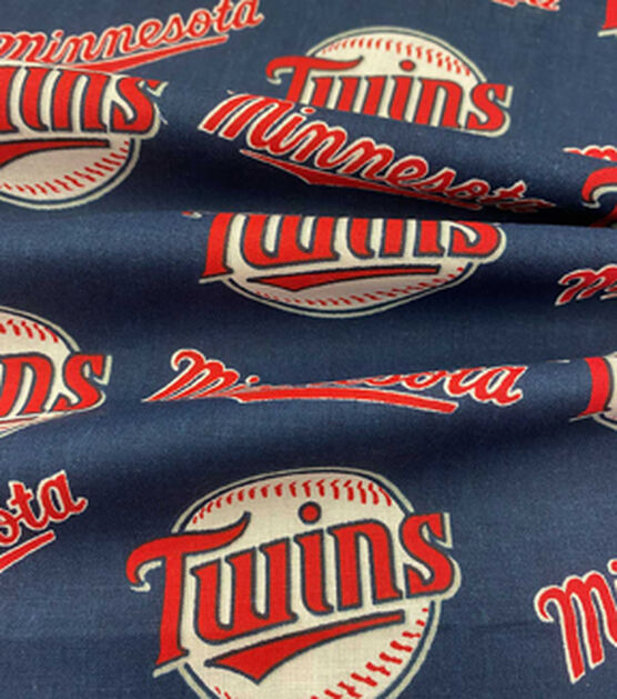 Fabric Traditions Minnesota Twins Cotton Fabric Logo, , hi-res, image 3