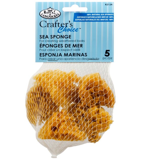 Royal & Langnickel Crafter's Choice 5pc. Sea Sponge Pack