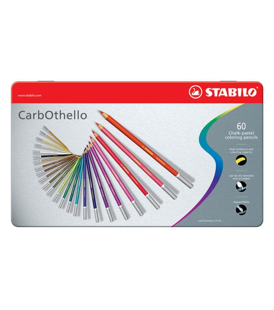 Stabilo Carbothello Pastel Pencil Set, 60pc
