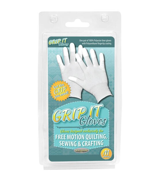 4Pairs White Nylon Sewing Glove Quilting Gloves for Free-Motion Quilting  Working Gloves with Grip Fingertip for Crafting Quilter - AliExpress