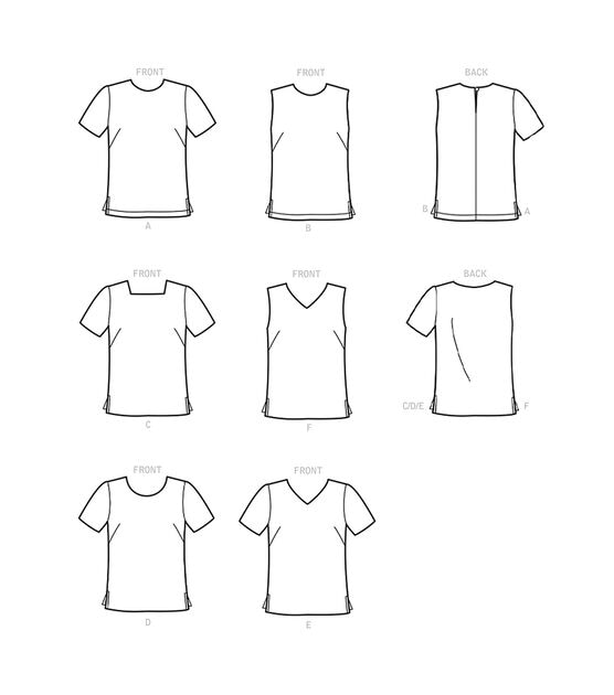 Simplicity Pattern S9133  Misses Top / Vest Size U5 (16-18-20-22-24), , hi-res, image 4