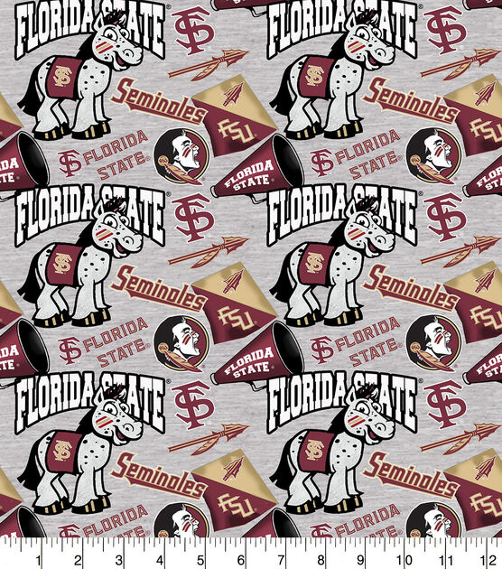 Florida State University Seminoles Cotton Fabric Collegiate Mascot, , hi-res, image 2