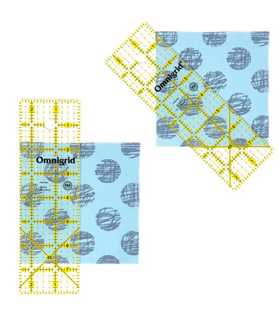 Omnigrid 2.5" x 8" Clear Quilting Ruler, , hi-res, image 2