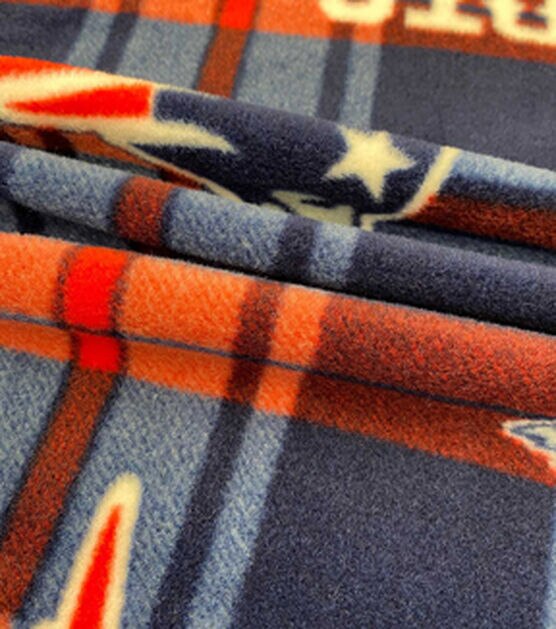 Fabric Traditions New England Patriots Fleece Fabric Plaids, , hi-res, image 3