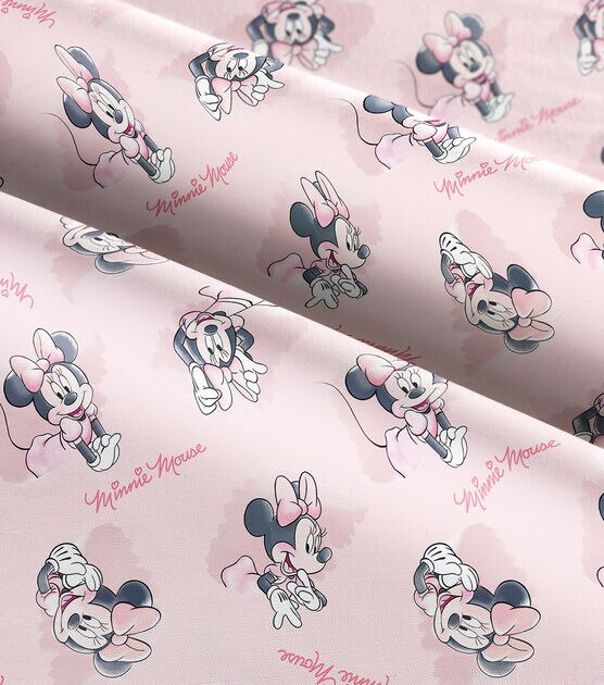 Disney Minnie So Sweet Badge Cotton Fabric, , hi-res, image 3