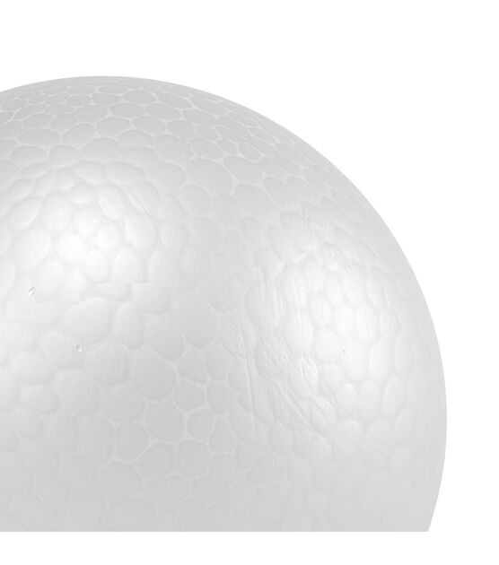 Smooth Foam Balls 1.3in 12 Pkg White
