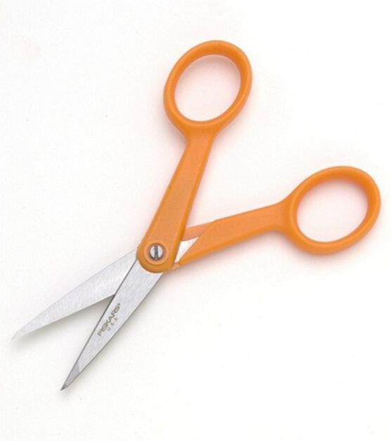 Fiskars SoftGrip Micro-Tip Scissors - Fabric Scissors for Sewing, Arts, and  Crafts - 5 Stainless Steel
