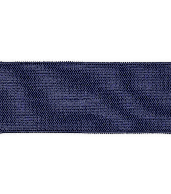 Dritz 1" Knit Elastic, Navy, 3 yd, , hi-res, image 3