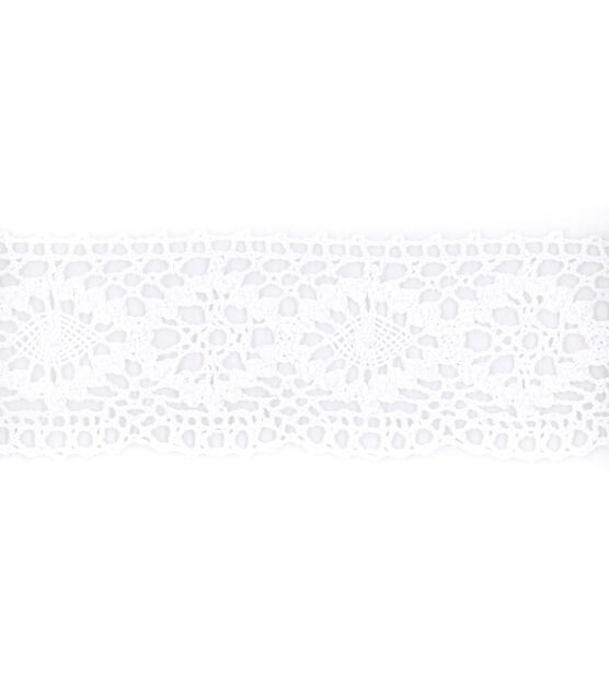 Simplicity Cluny Chain Trim 2'' White, , hi-res, image 2