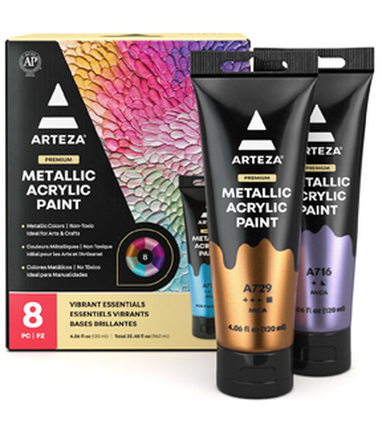 10 Iridescent Paint Techniques for Paper Crafting with Arteza