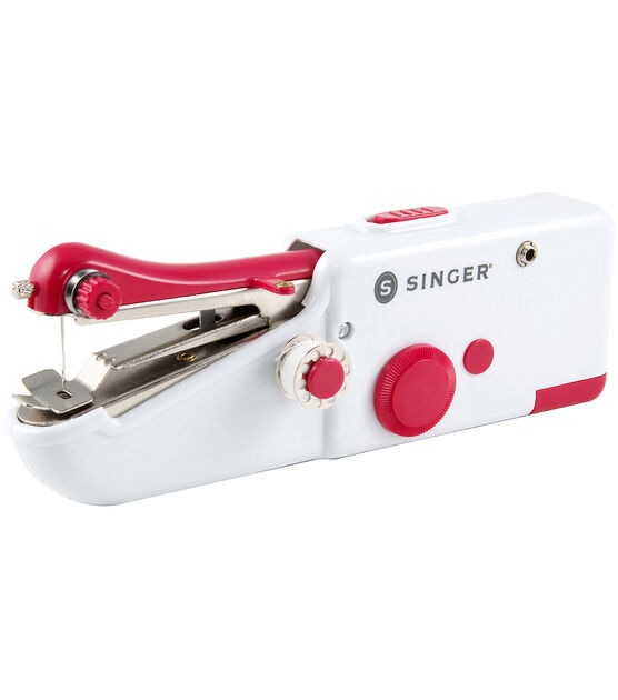  Handheld Sewing Machine Practical Sewing Tool,Mini Handheld  Sewing Machine for Quick Stitching,Portable Sewing Machine Suitable for  Home,Electric Handheld Sewing Machine for Beginners,White