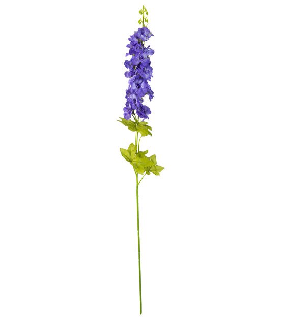 34.5" Purple Delphinium Stem by Bloom Room