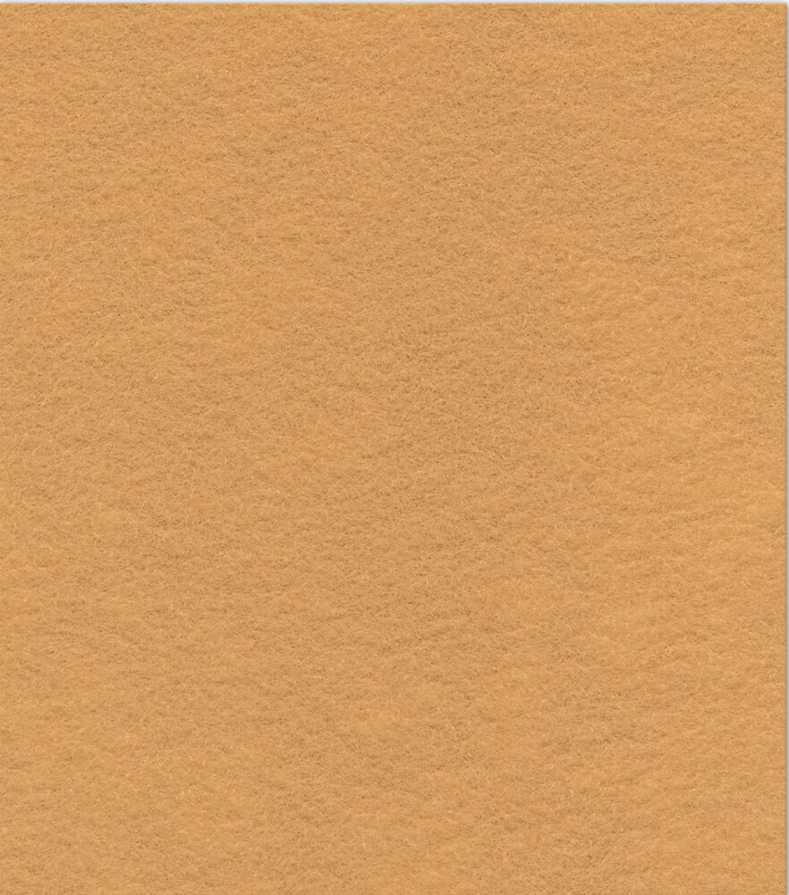 Presto Sticky Back Felt Single Sheet 9'' x 12'', Cashmere Tan, swatch