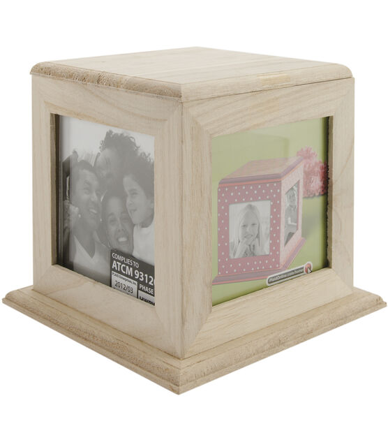 Plaid 4 way Wooden Memory Frame