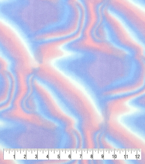 Pastel Tie Dye Anti Pill Fleece Fabric