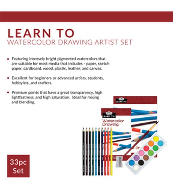 Royal & Langnickel Learn to Watercolor Drawing, , hi-res, image 5