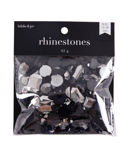 42g Dark Silver Flatback Rhinestones by hildie & jo