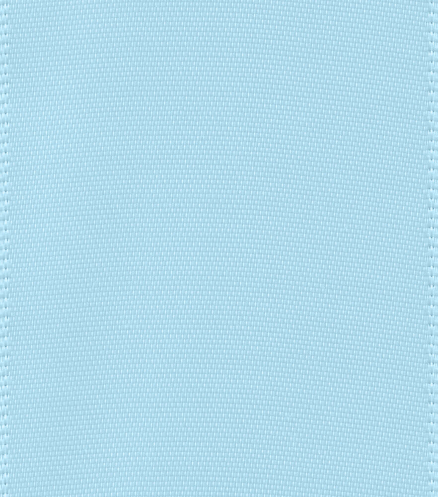Offray 1.5"x21' Single Faced Satin Ribbon, Light Blue, swatch