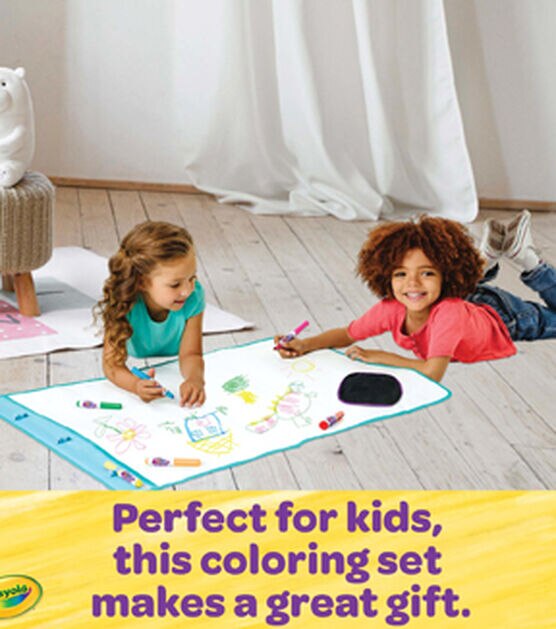 Crayola 32" x 23" Young Kids Color N Erase Reusable Mat Kit 8ct, , hi-res, image 10