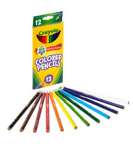 Crayola 12ct Bright Long Colored Pencils, , hi-res, image 2