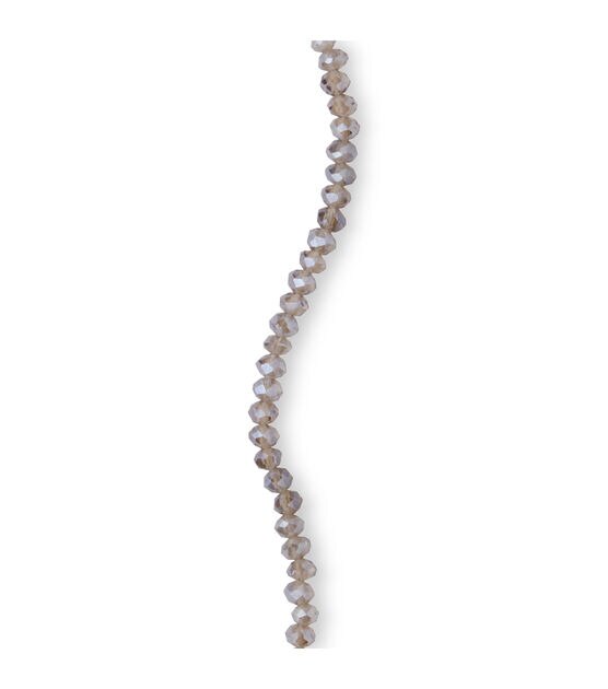 7" Smoke Microcrystalline Glass Strung Beads by hildie & jo, , hi-res, image 3