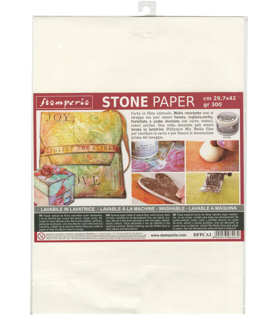 Stamperia Washable A3 Stone Paper, , hi-res, image 2