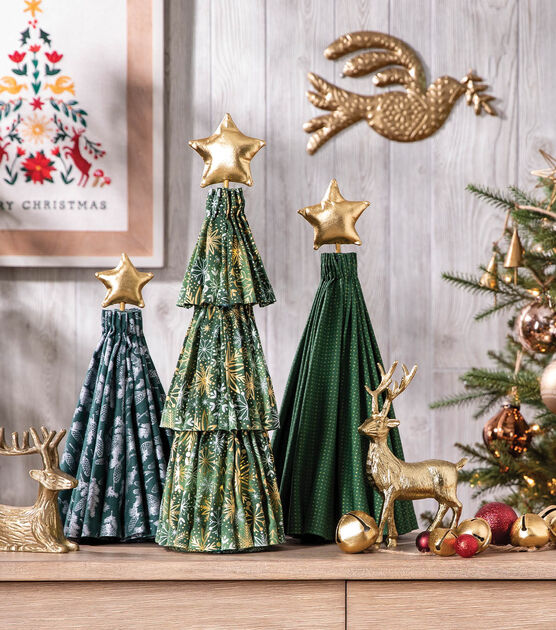 Pleated Fabric Trees