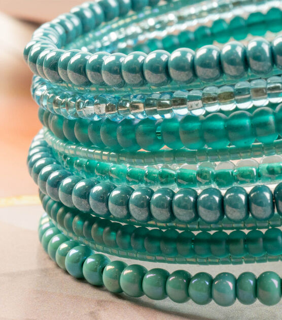 Multi-Strand, Summer Memory Wire Bracelet, image 2