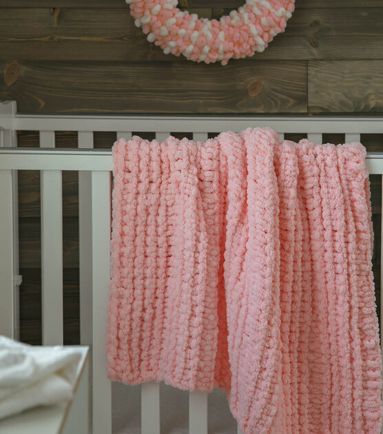 Peach Ridge Baby Blanket