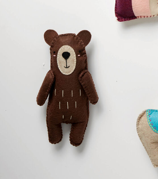How To Make Hand Sewn Felt Bear Online | JOANN