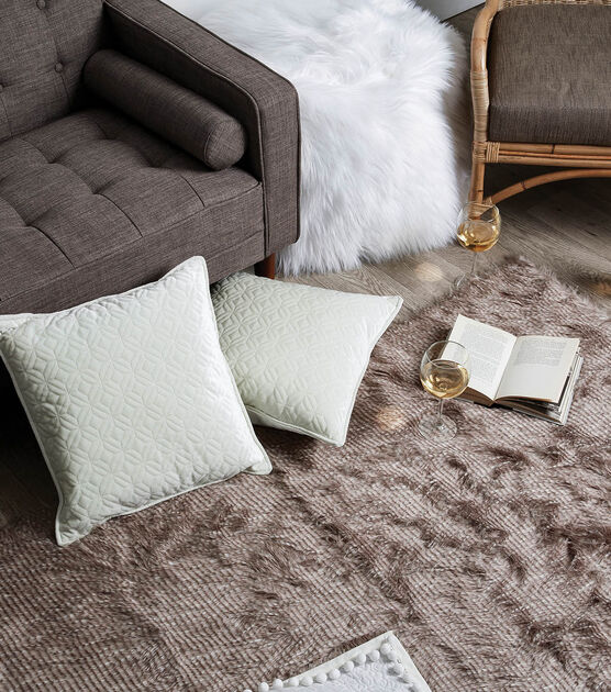 Fur Rug & Pillows