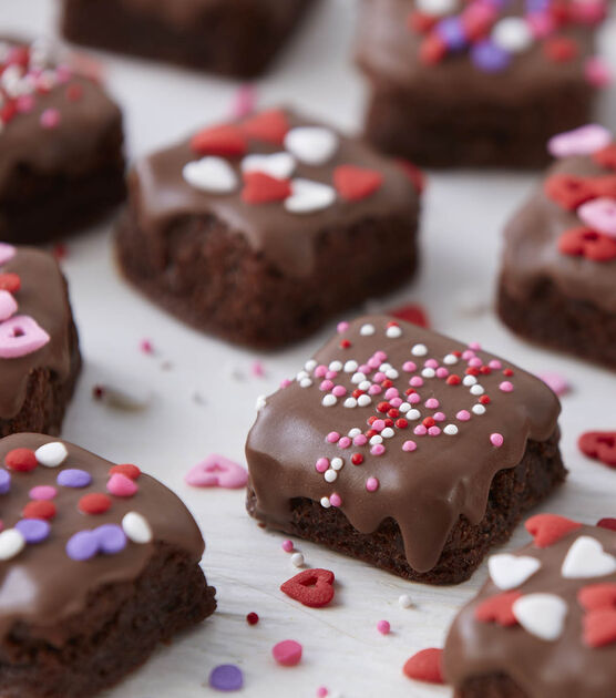 Valentine's Day Brownie Bites