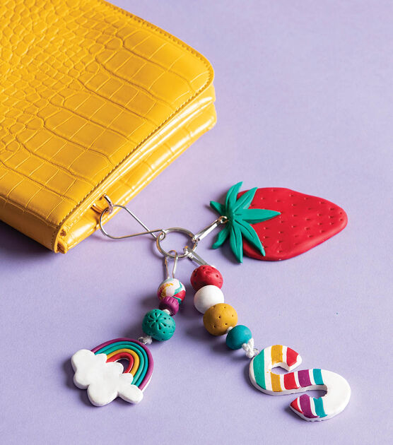 Clay Bobbles Keychain