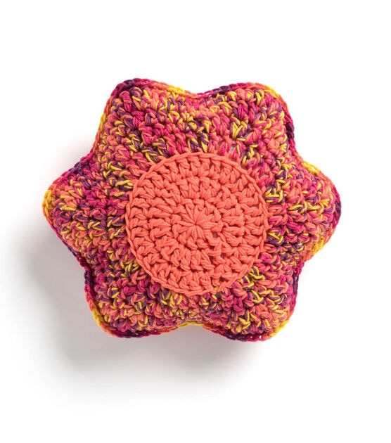 Crochet Petal Pillow, image 5