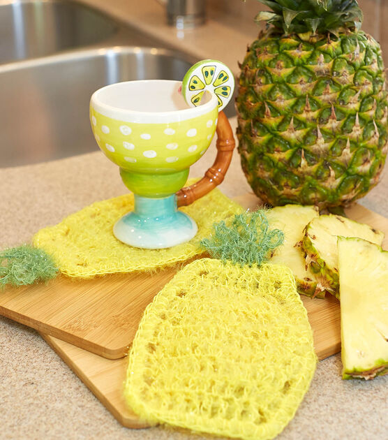 Pineapple Scrubby Dishcloth