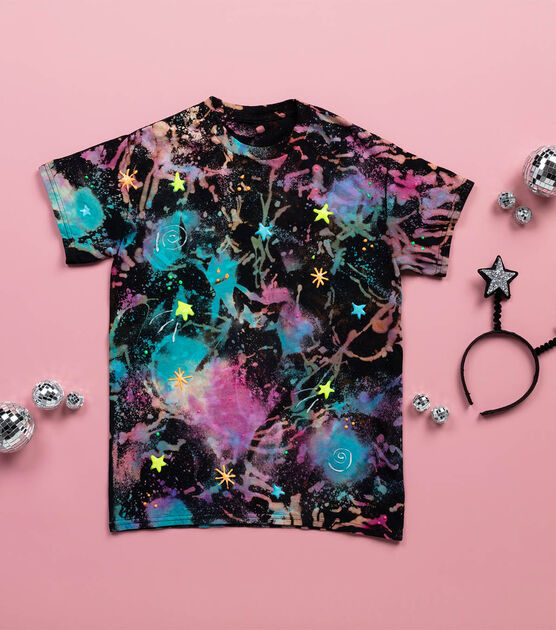 Glow-in-the-Dark Galaxy Tie-Dye Costume