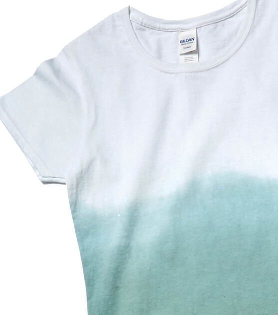 Ombre Dyed T-Shirt-Olive