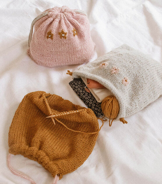 Dahlia Drawstring Bags