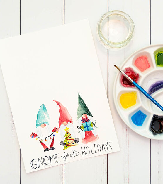 Gnome for the Holidays Greeting Card
