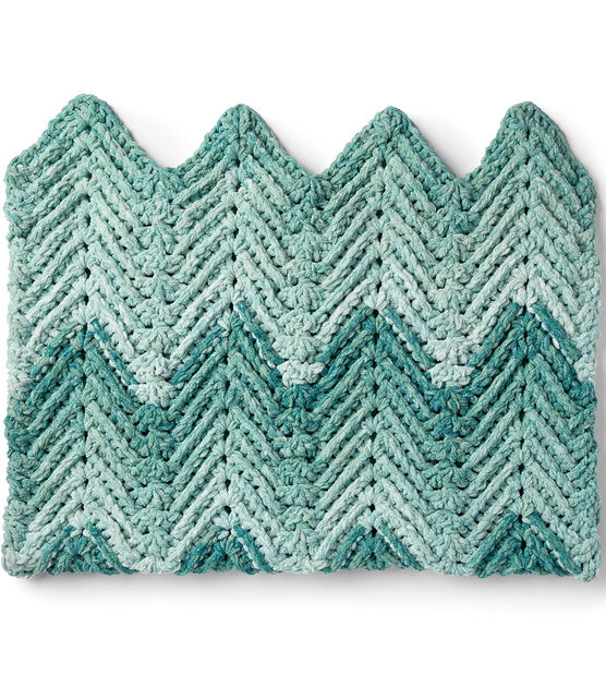 Bernat Baby Blanket Dappled Ridged Crochet Baby Blanket, image 2