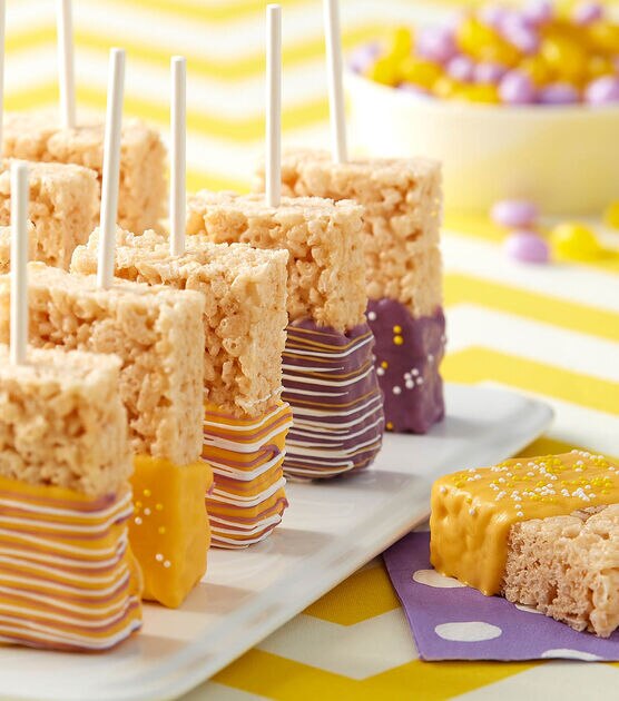 How To Make Hip to be Square Rice Cereal Treat Pops