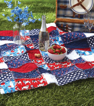 How To Make A Patriotic Rag Quilt