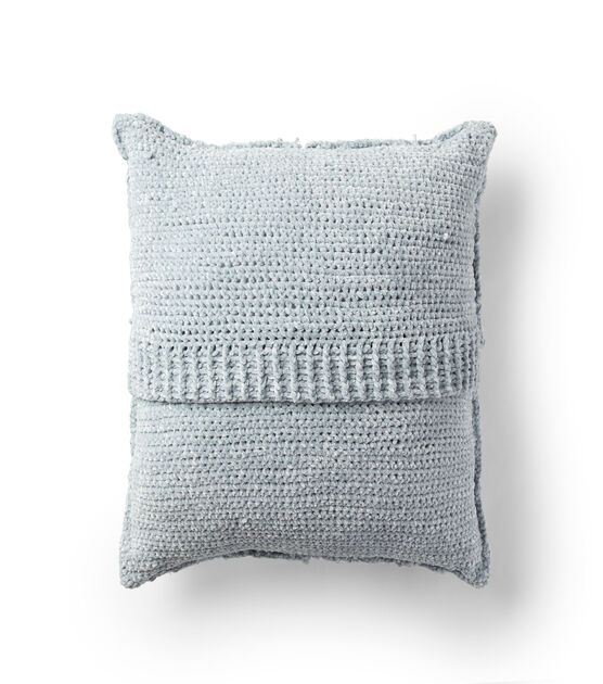 Swirling Textures Crochet Pillow, image 2