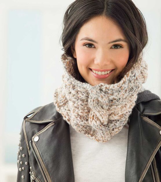How To Make Lion Brand Wool-Ease Thick & Quick Cabled Cowl Online
