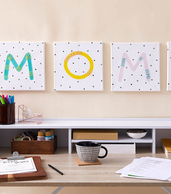 MOM Embroidered Canvases