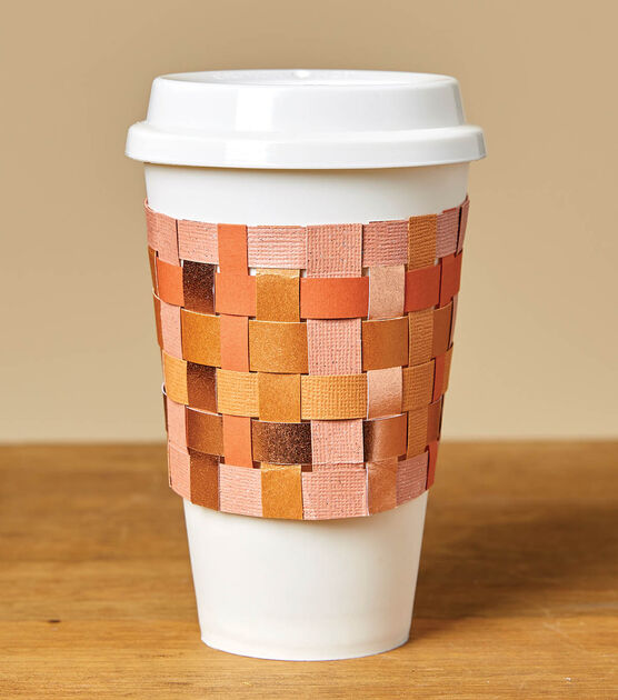 Woven Paper Coffee Sleeve